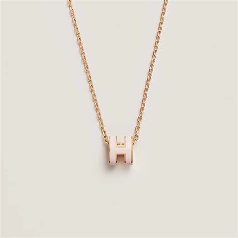 hermes pop h mini necklace